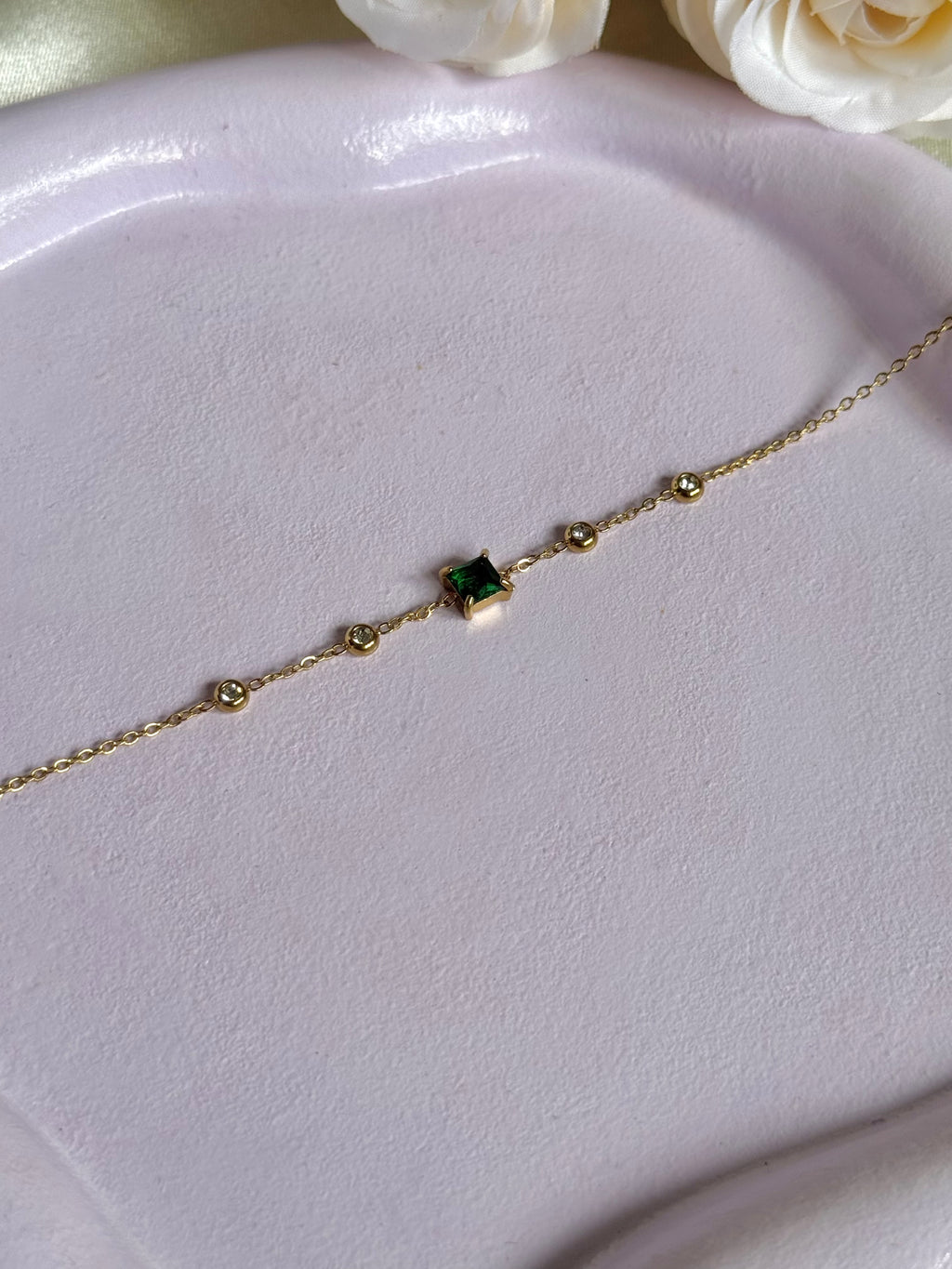 Emerald muse bracelet