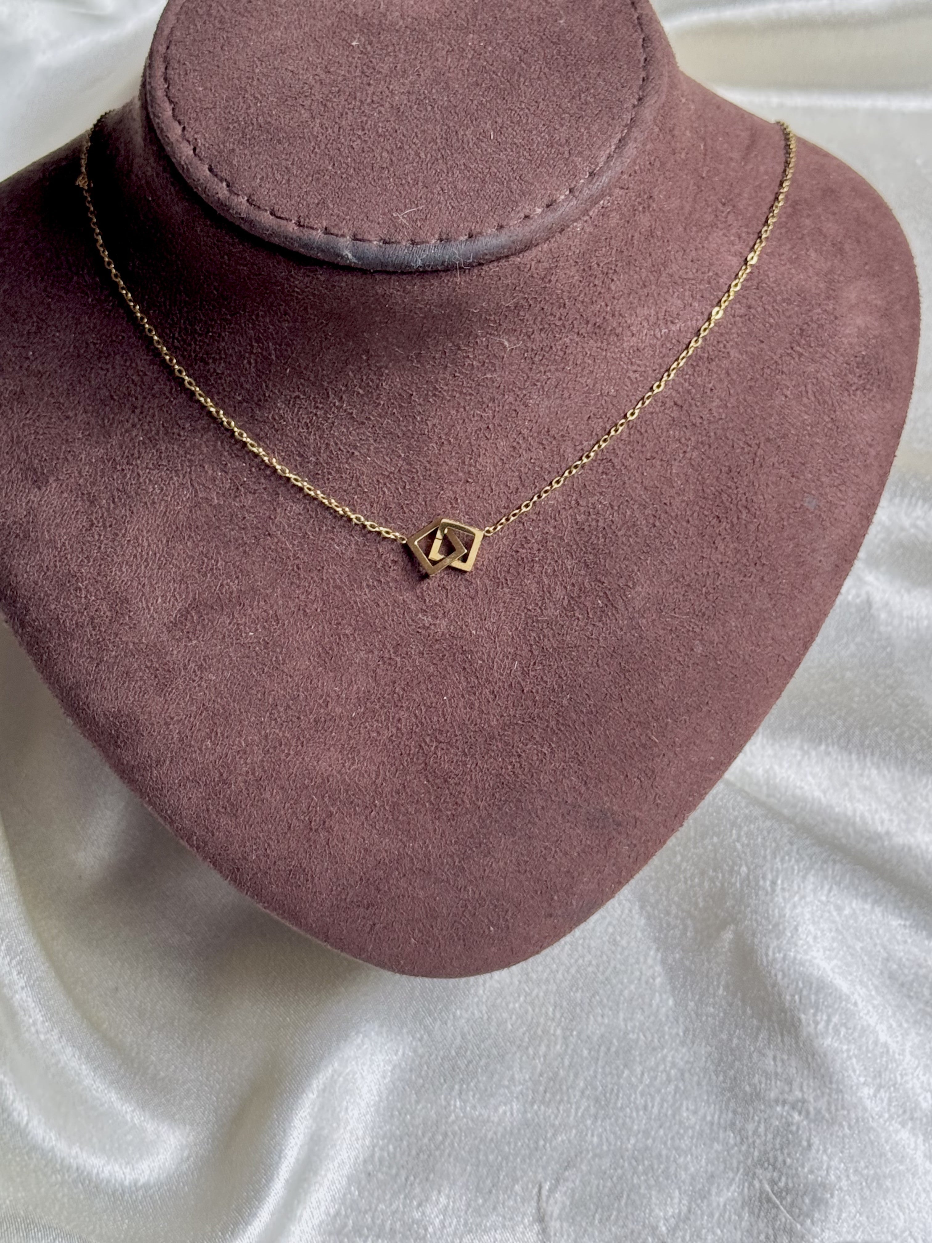 Dual Square Necklace