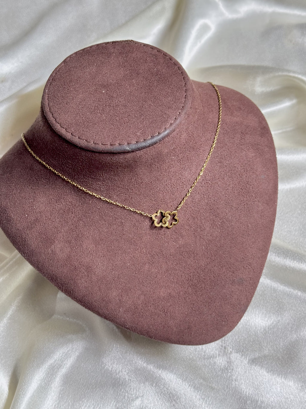 Dual Flower Necklace