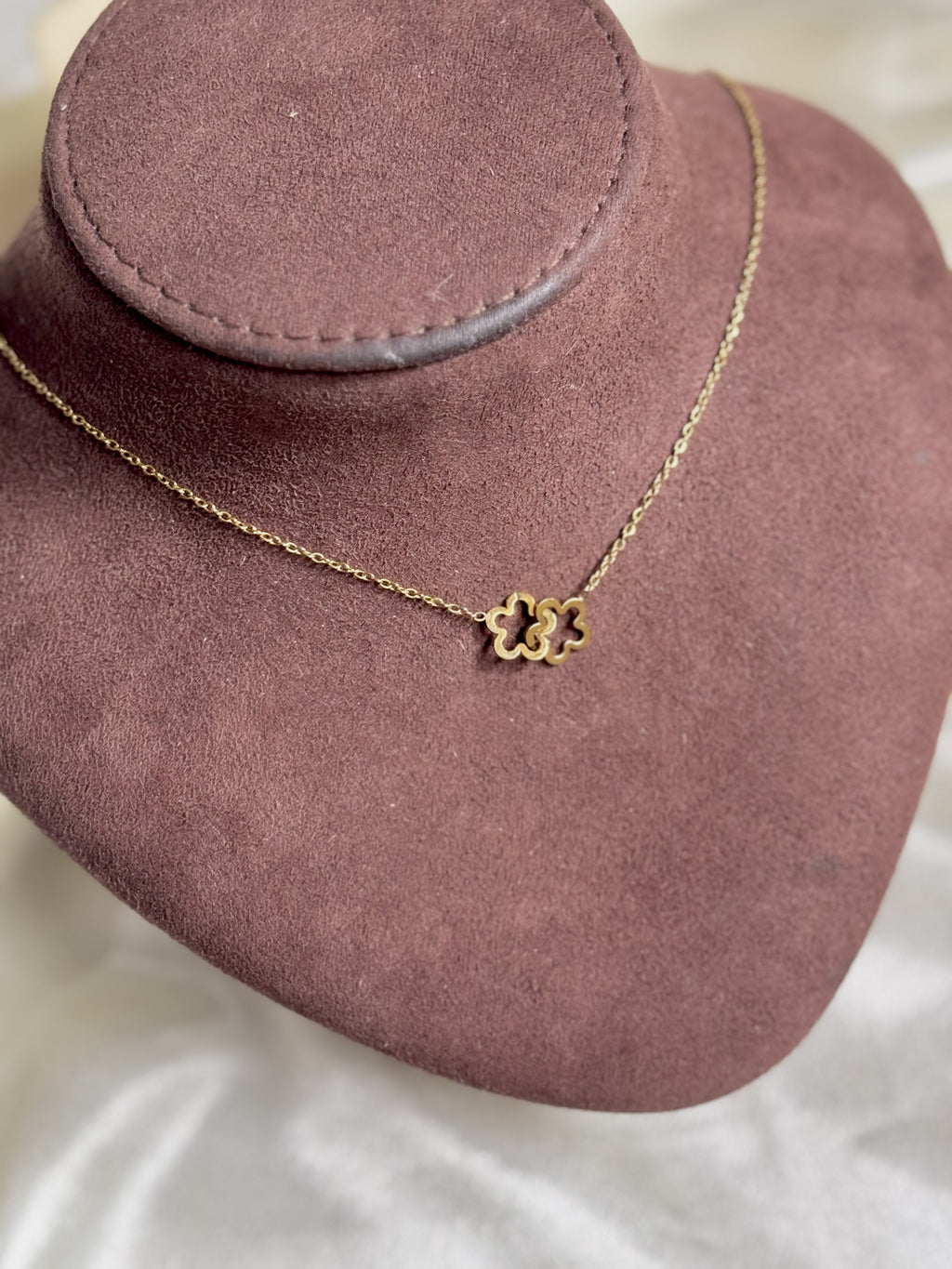 Dual Flower Necklace