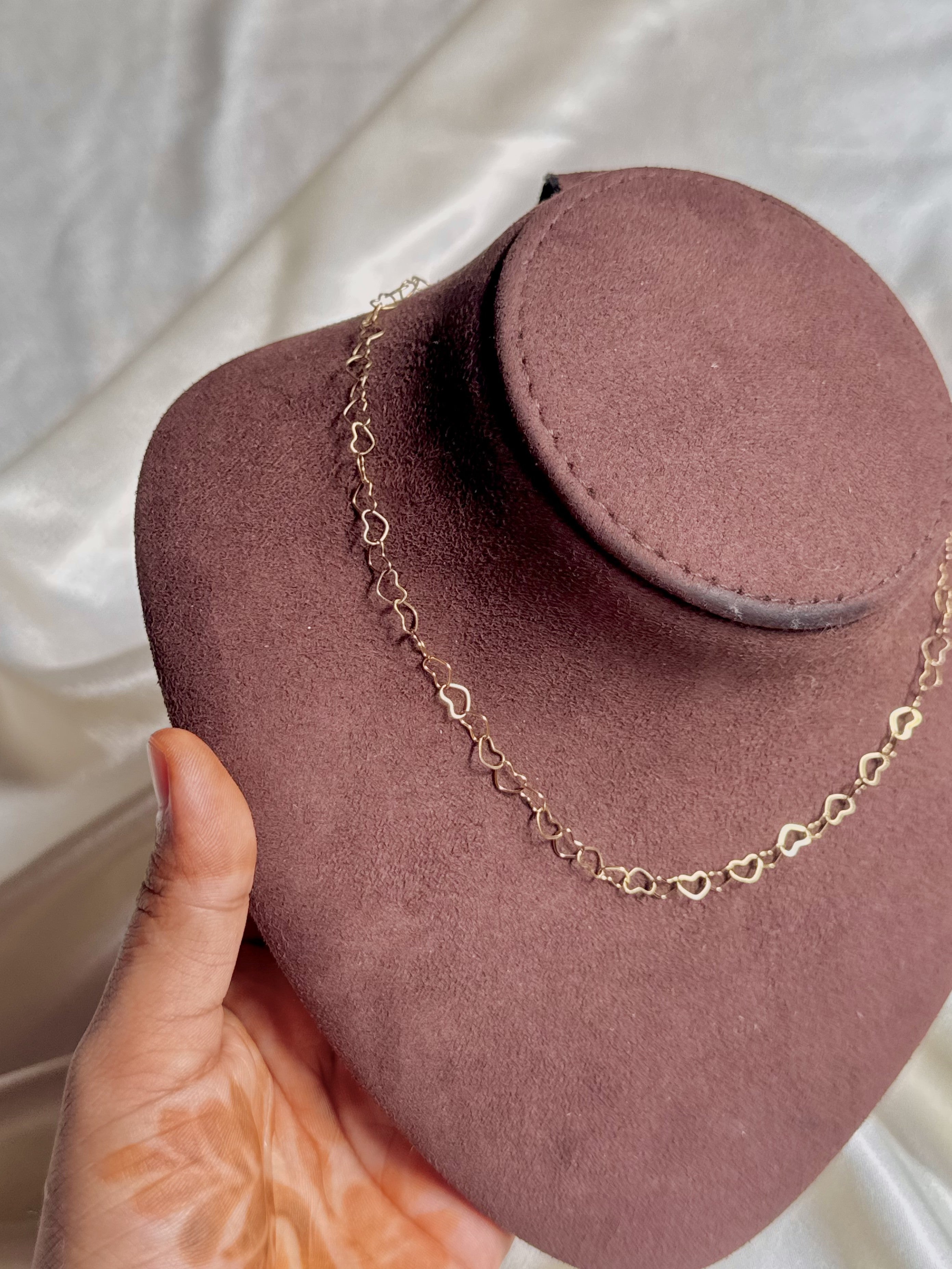 Hollow Heart Necklace