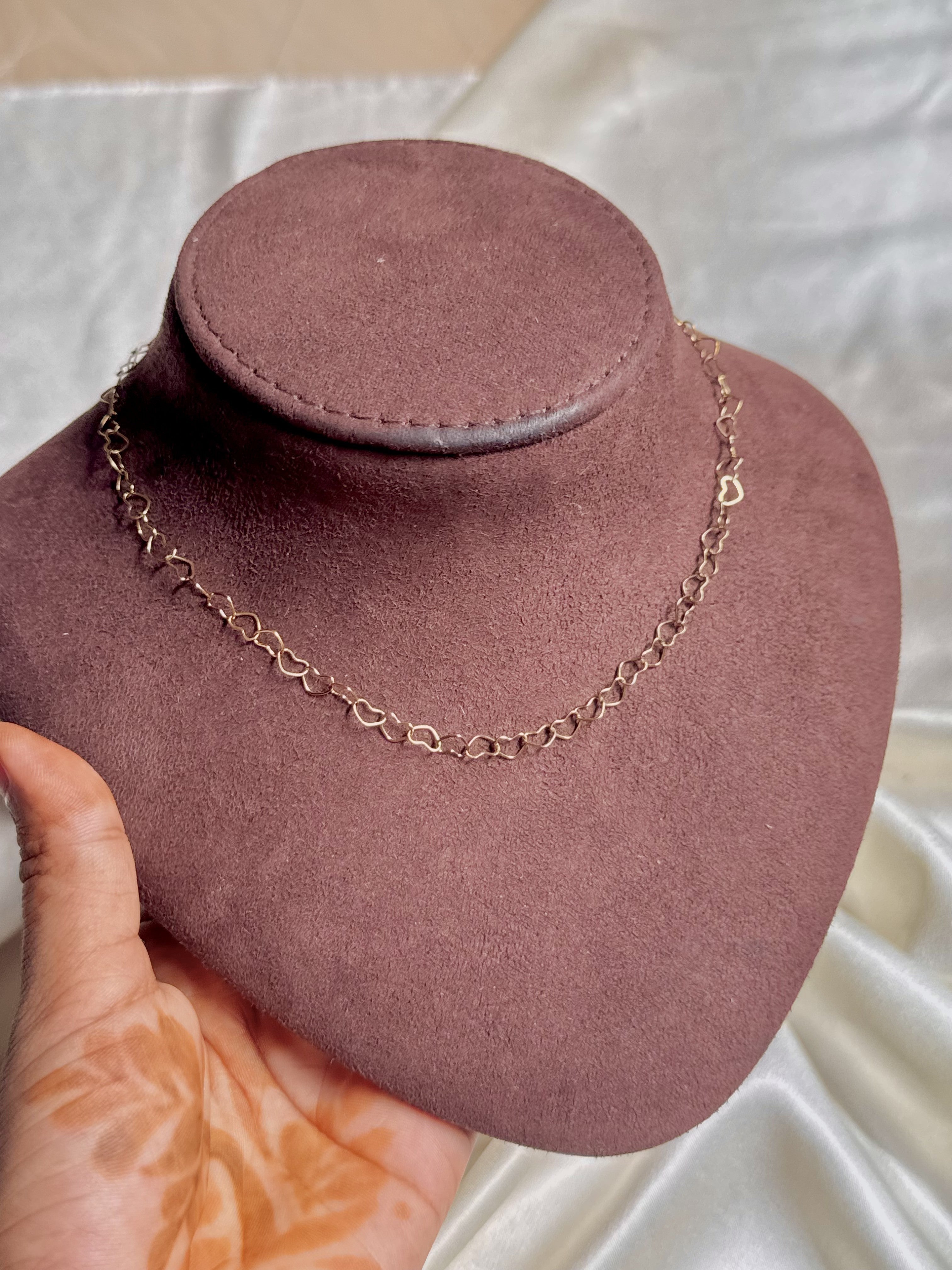 Hollow Heart Necklace