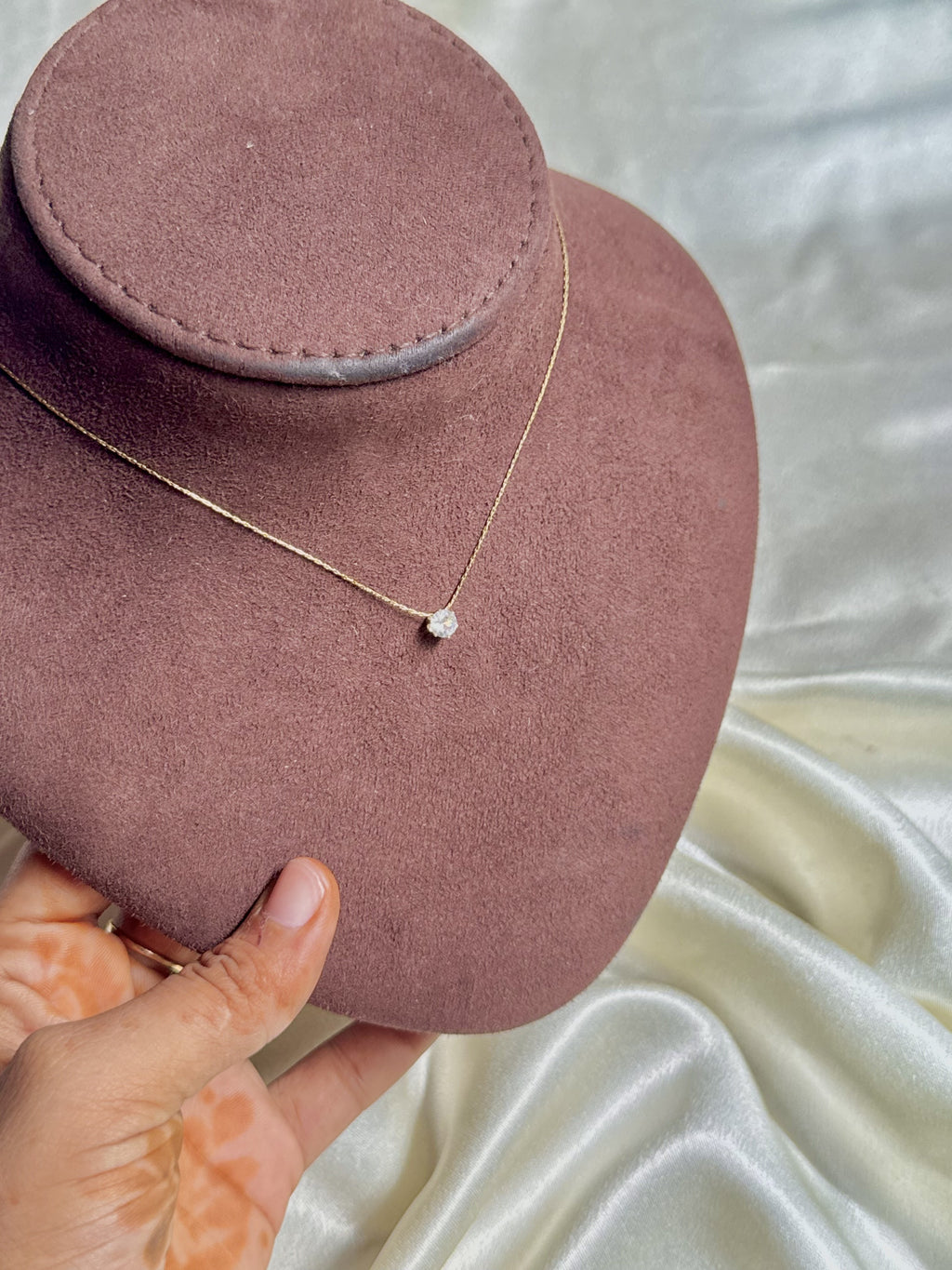 Dainty Diamond Necklace