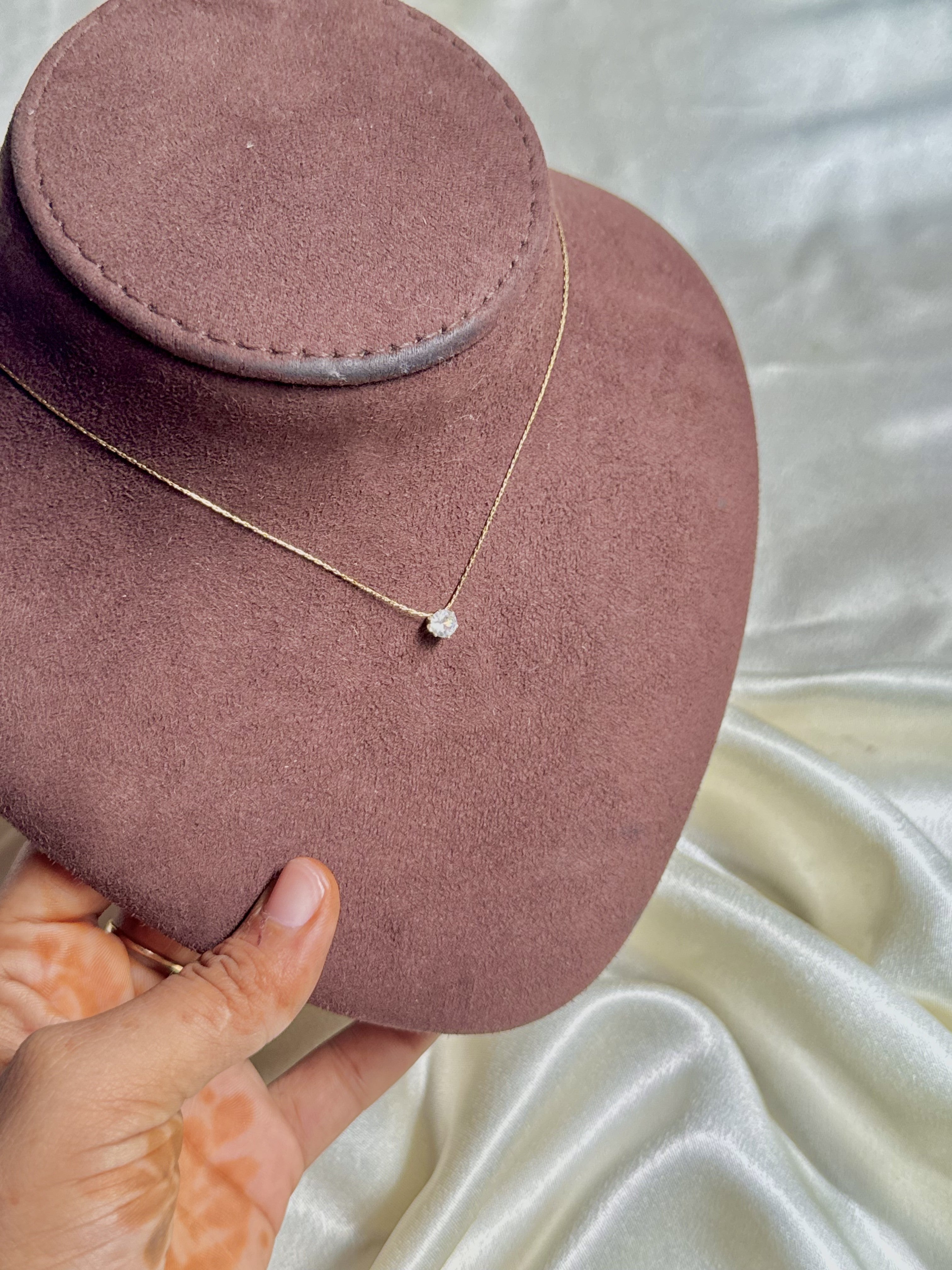Dainty Diamond Necklace