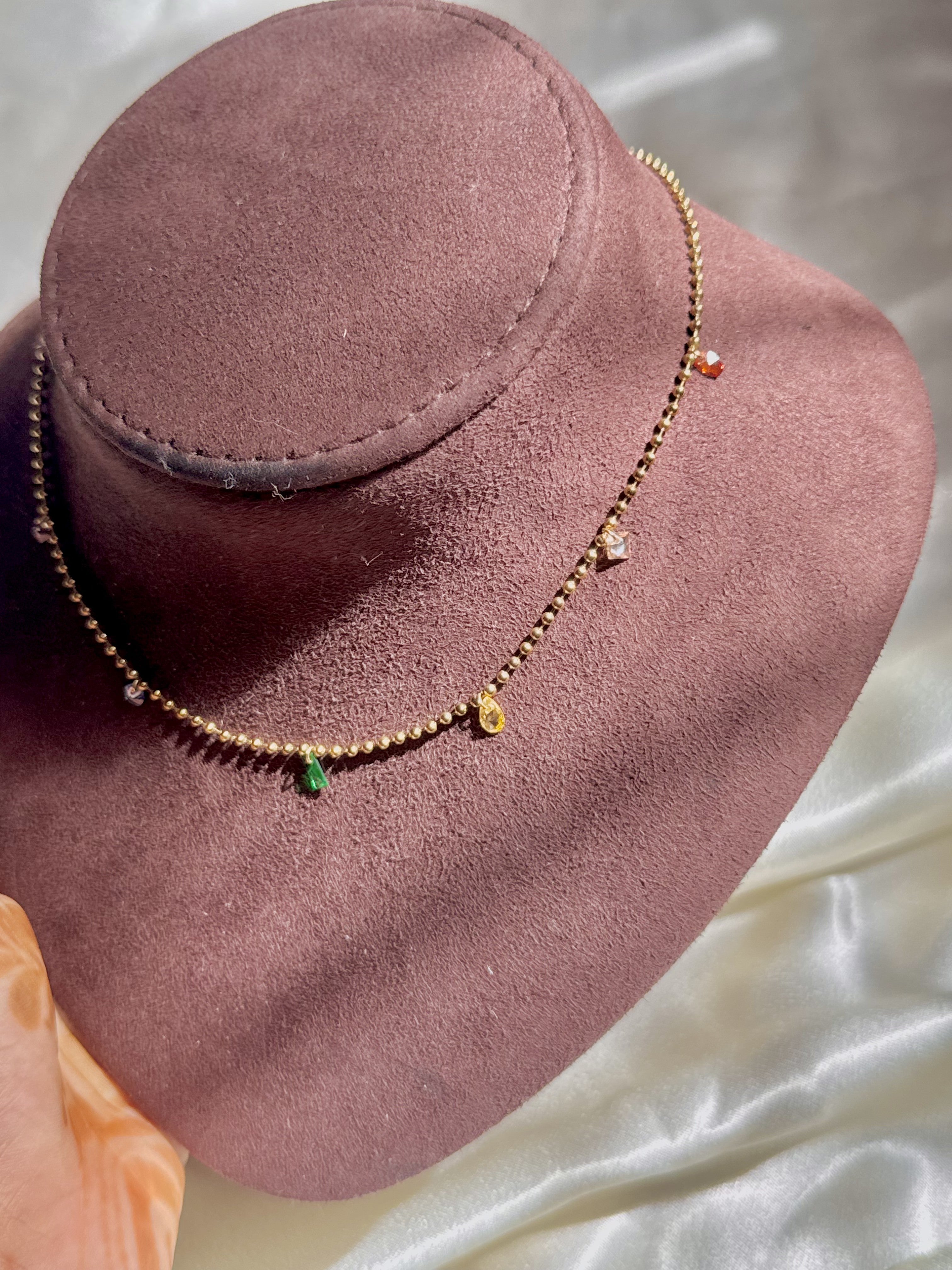7 Multi Mini Charm Necklace