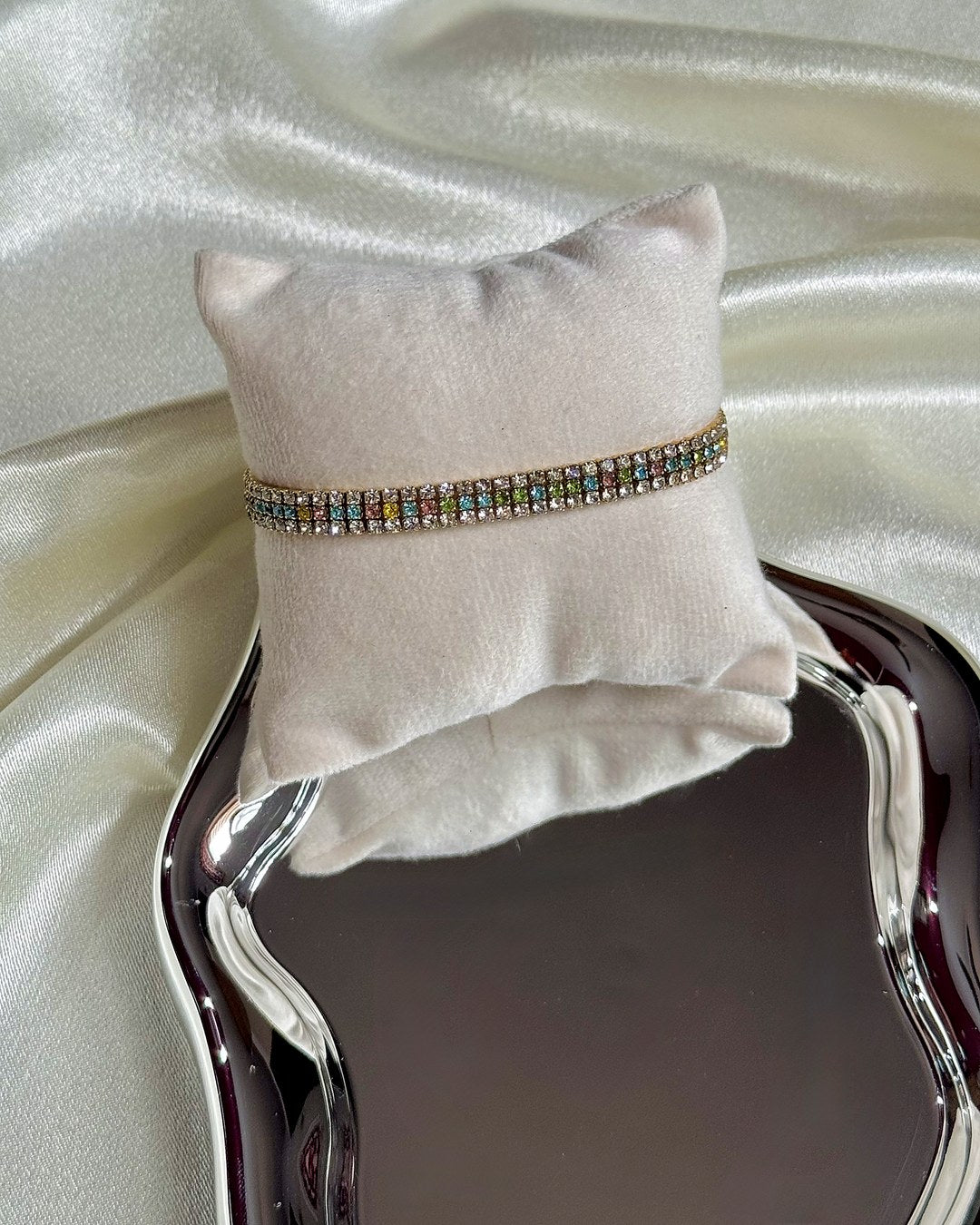 Triple Layer Tennis Bracelet