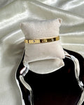 White Stone Bangle