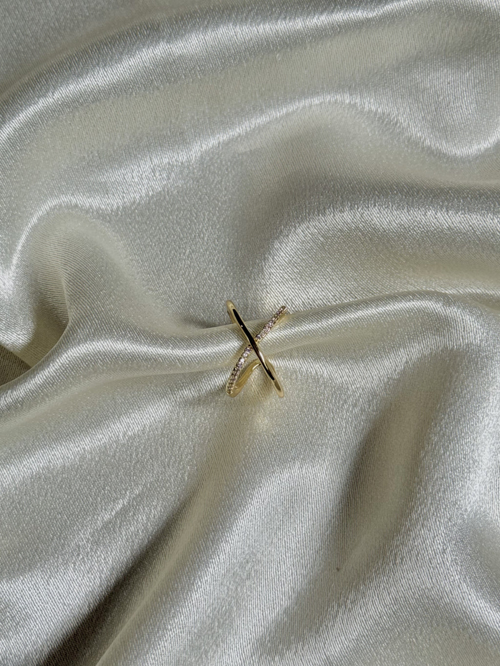 Cross Stone Ring