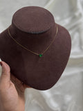 Emerald Heart Necklace