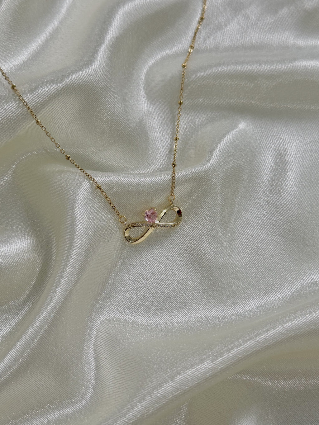 Infinity Blush Necklace