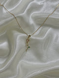 Rose of Grace Necklace (Baby Pink)