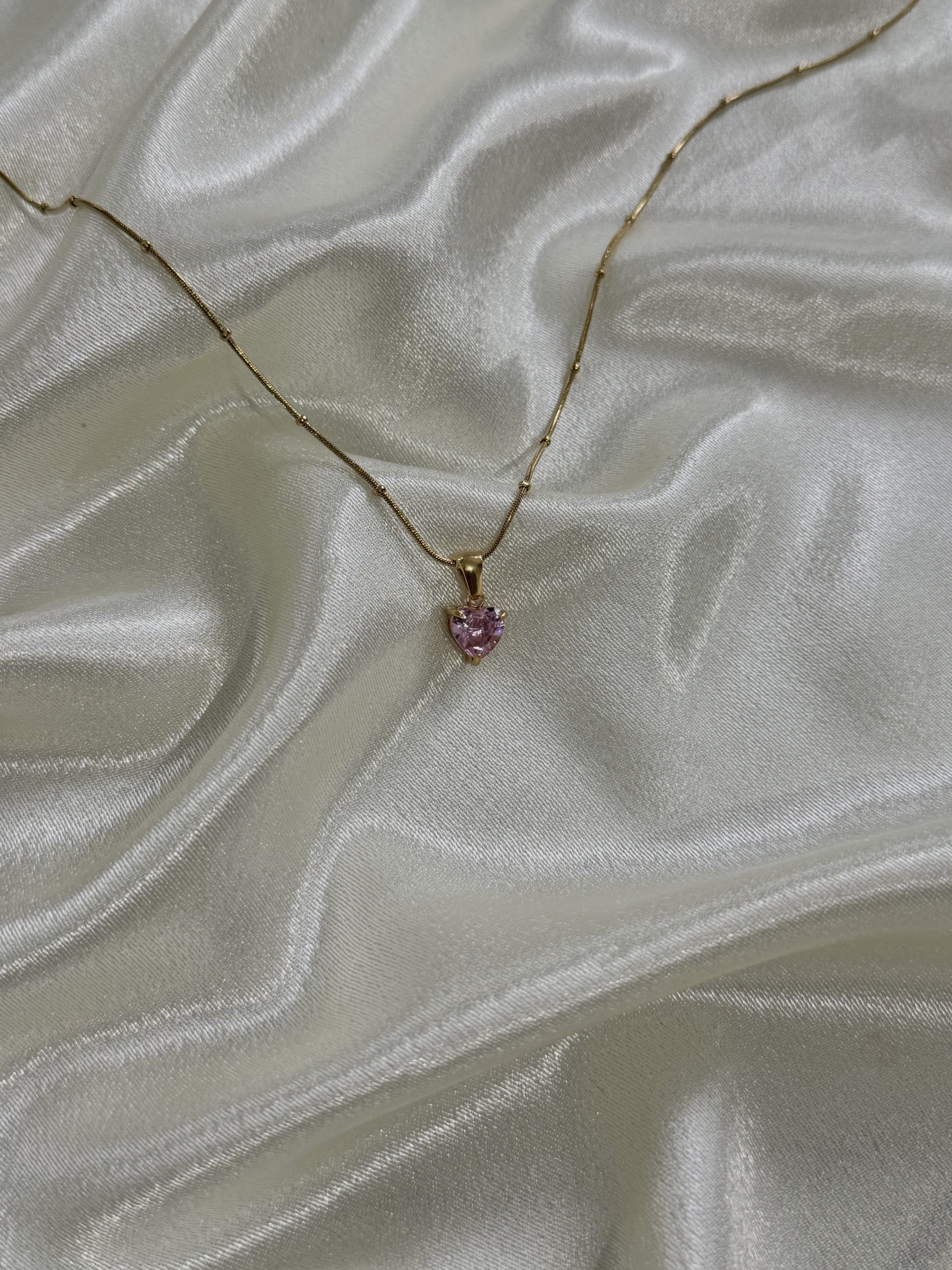 The Roseate Heart Necklace