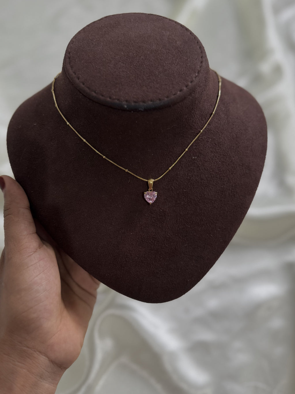 The Roseate Heart Necklace