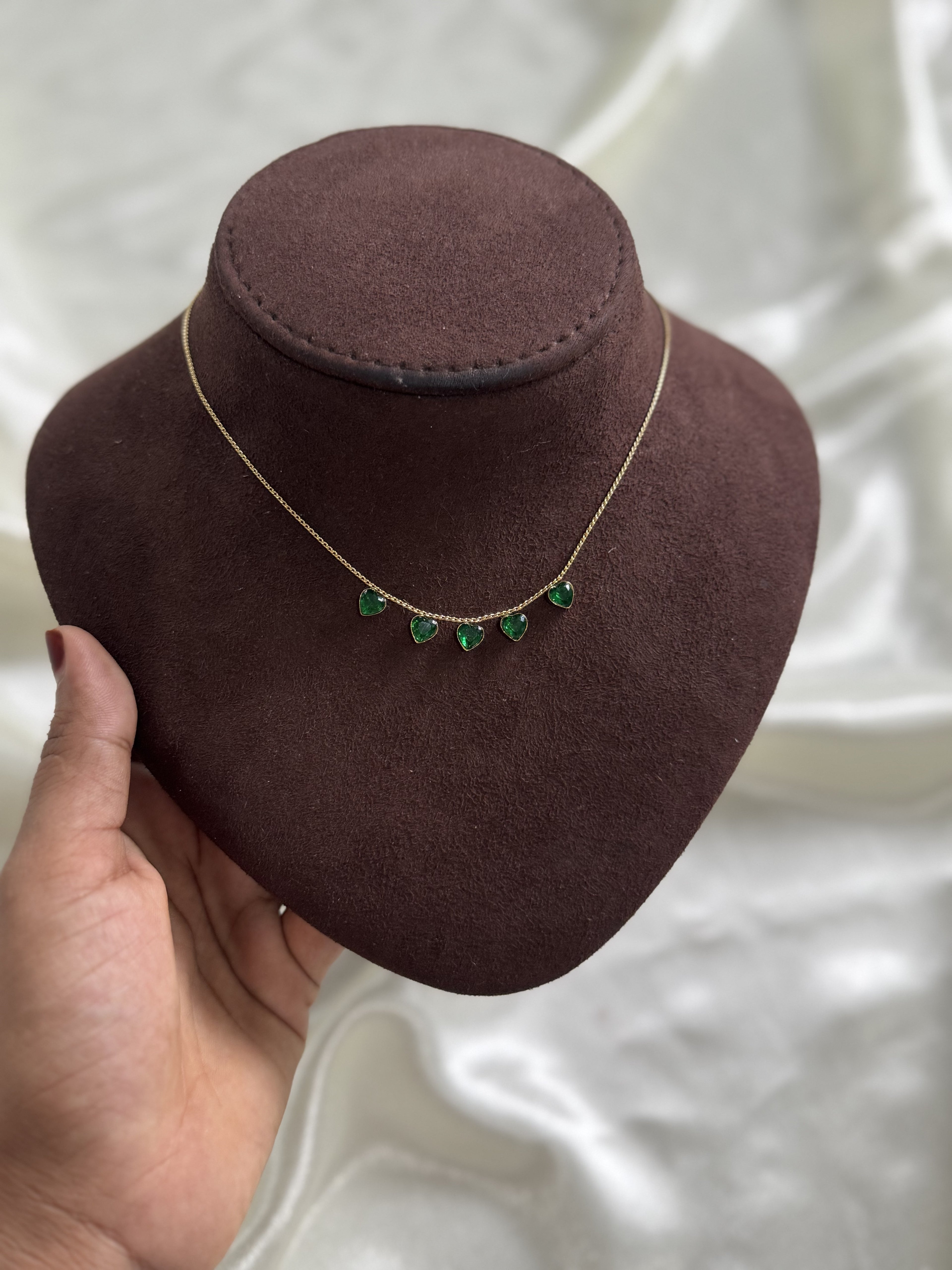 Verdant Heartline Necklace