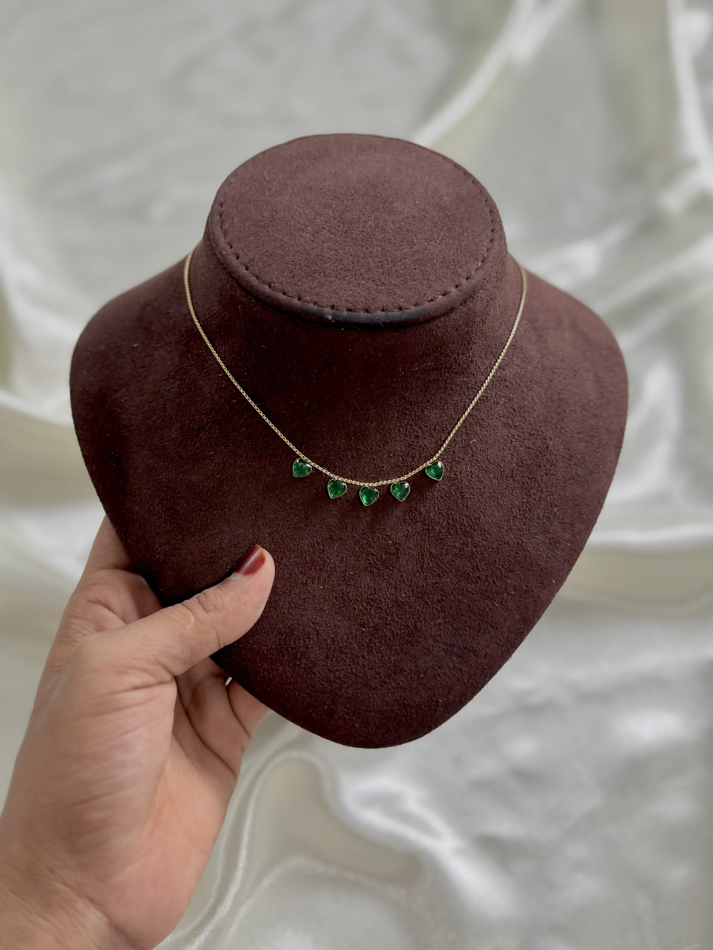 Verdant Heartline Necklace