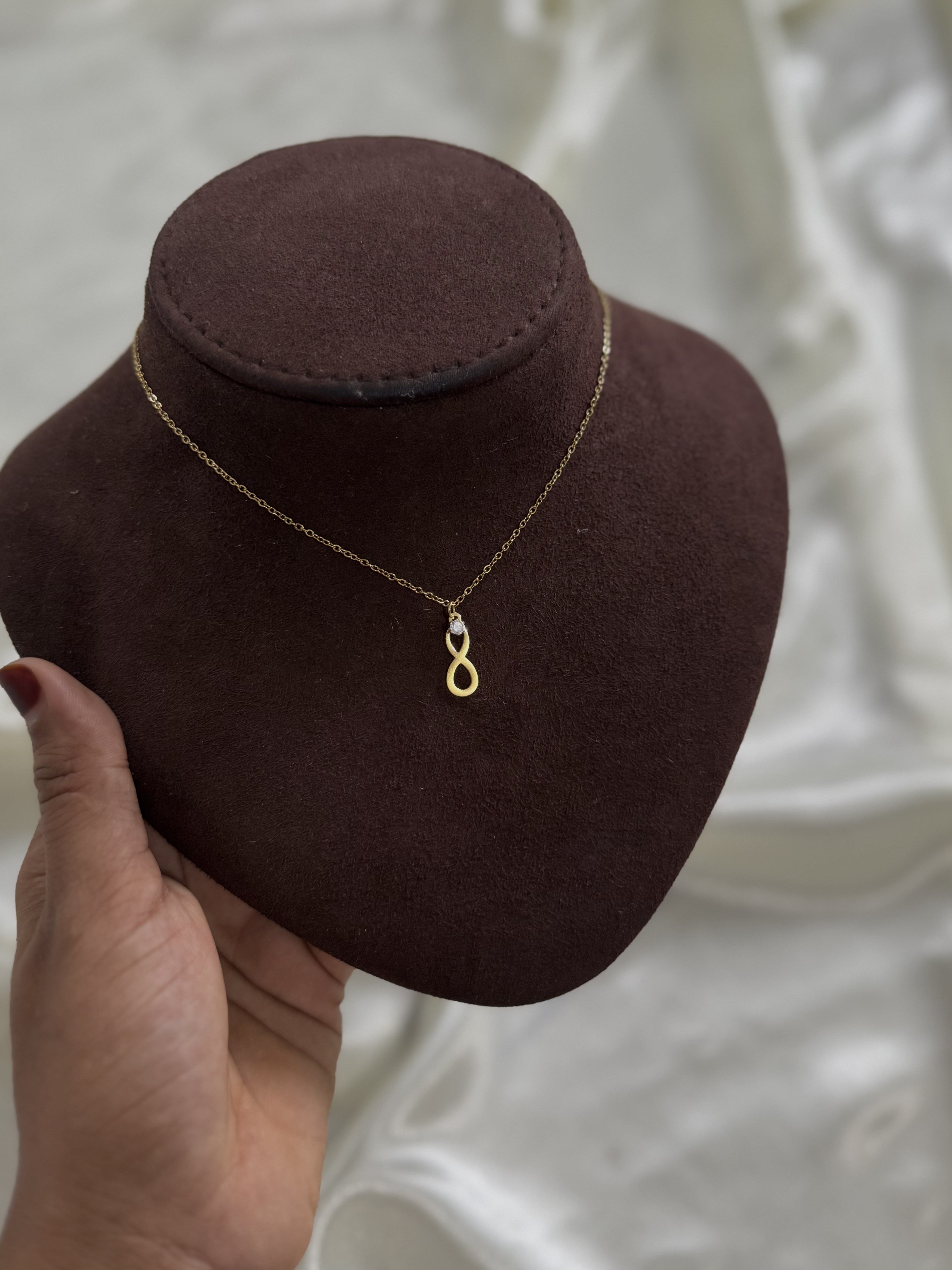 Infinity Drop Necklace
