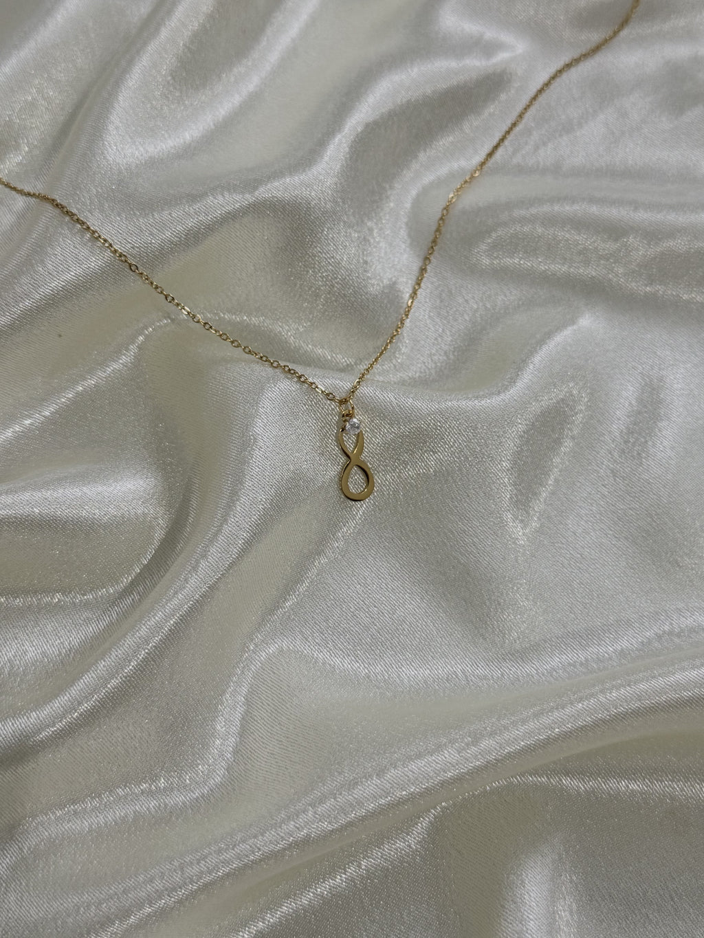 Infinity Drop Necklace