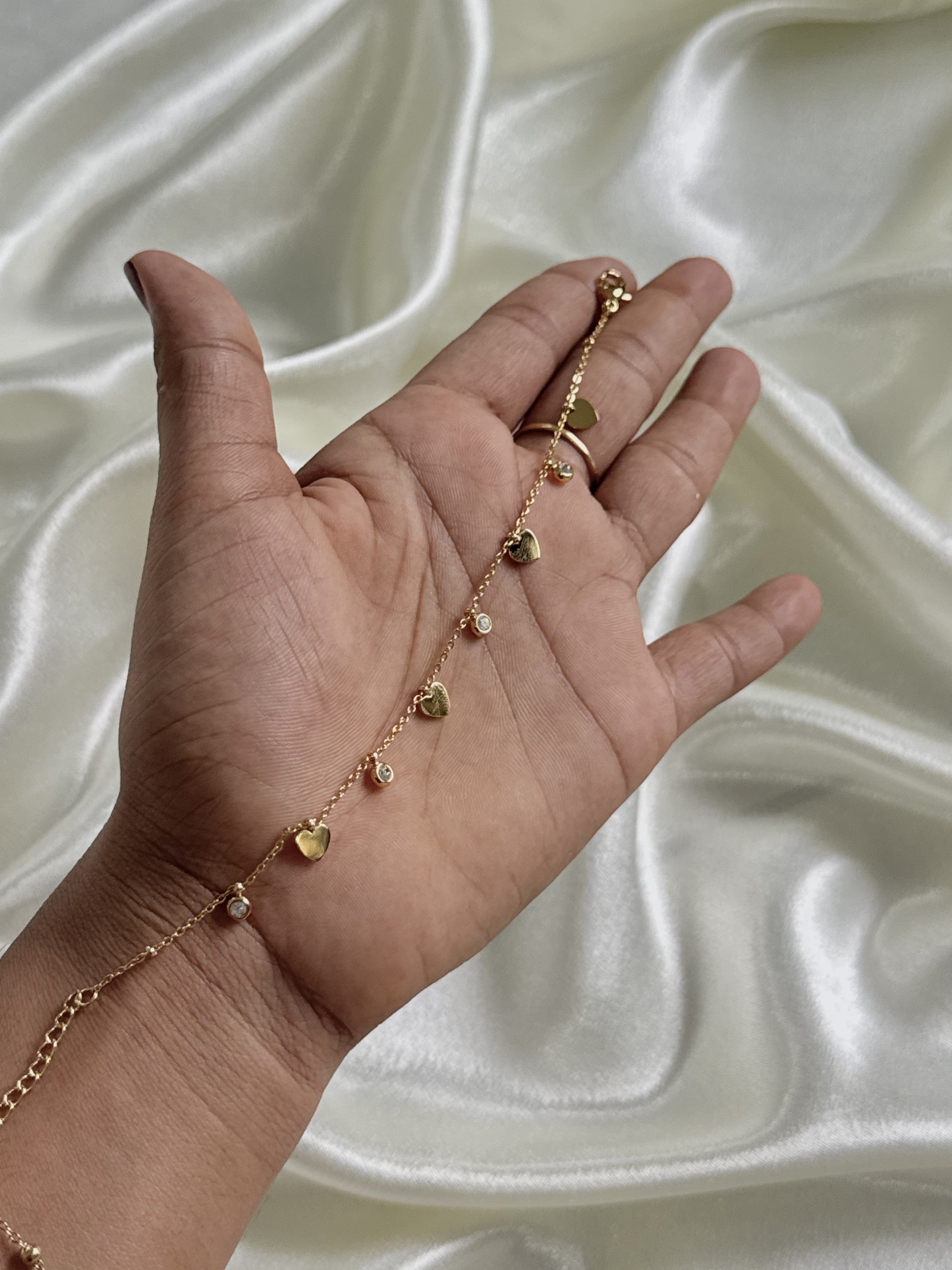 Heart Hanging Bracelet