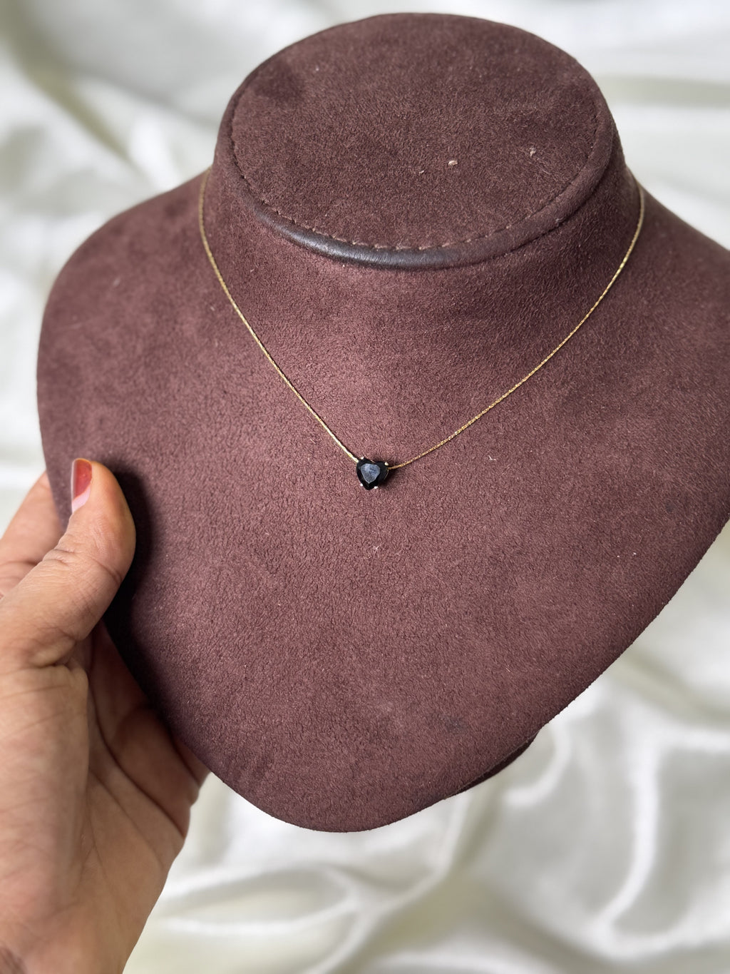 Black Heart Necklace