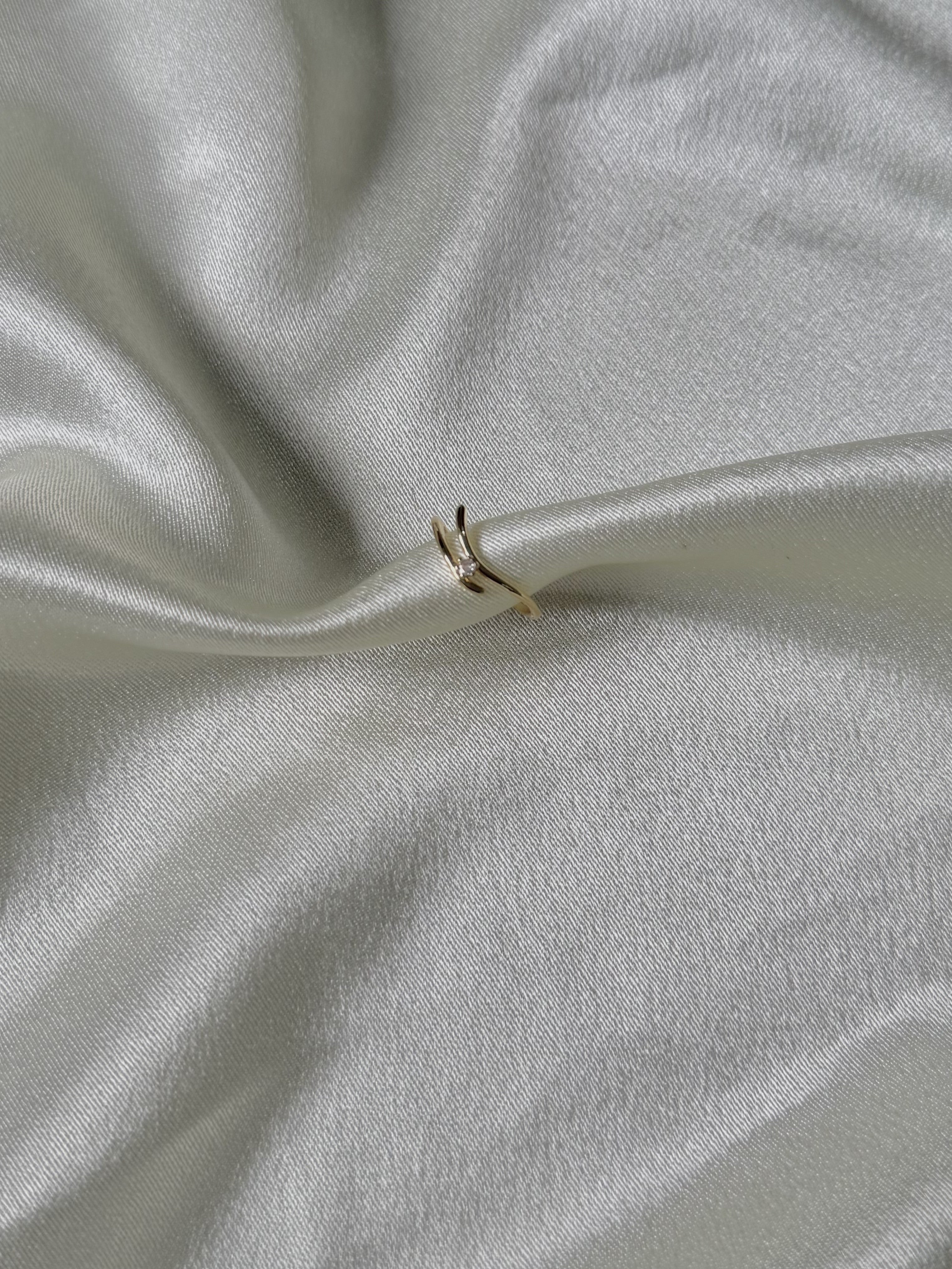 Whisper Twist Ring