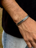 Oxidised men bangle