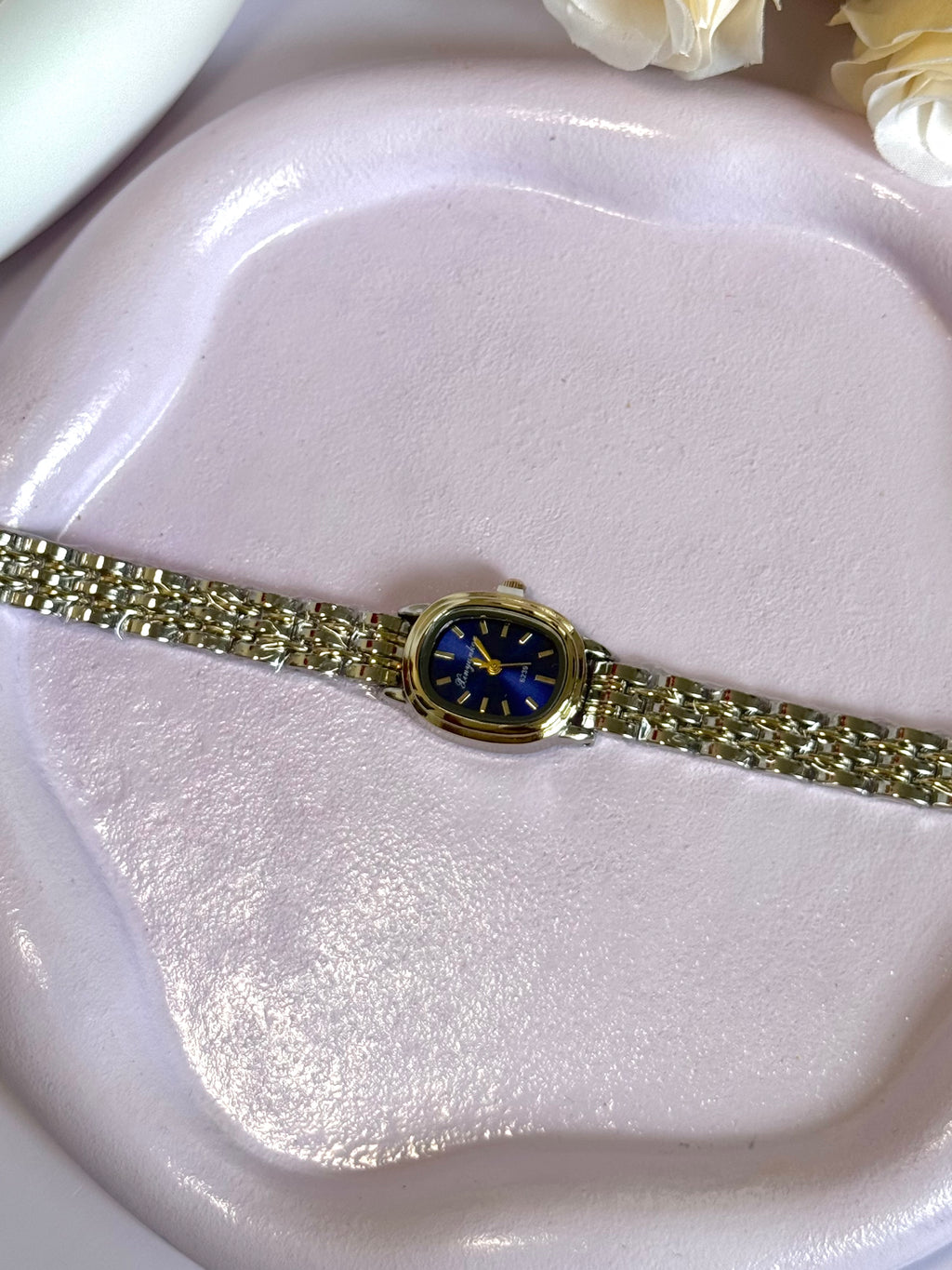 Timeless Blue watch (silver)