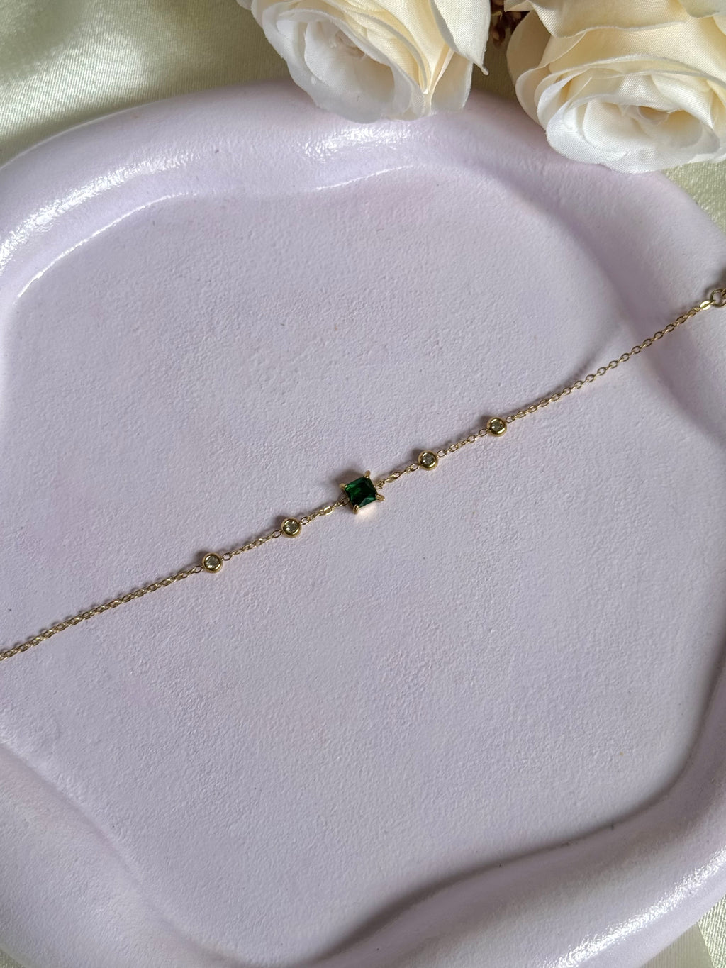 Emerald muse bracelet