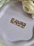 Honey tortoise clip (set of 5)