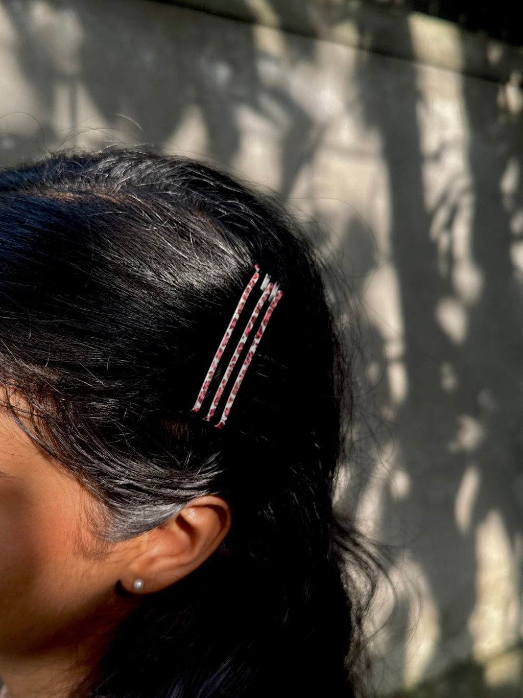 Cherry Leopard Clips (set of 5)