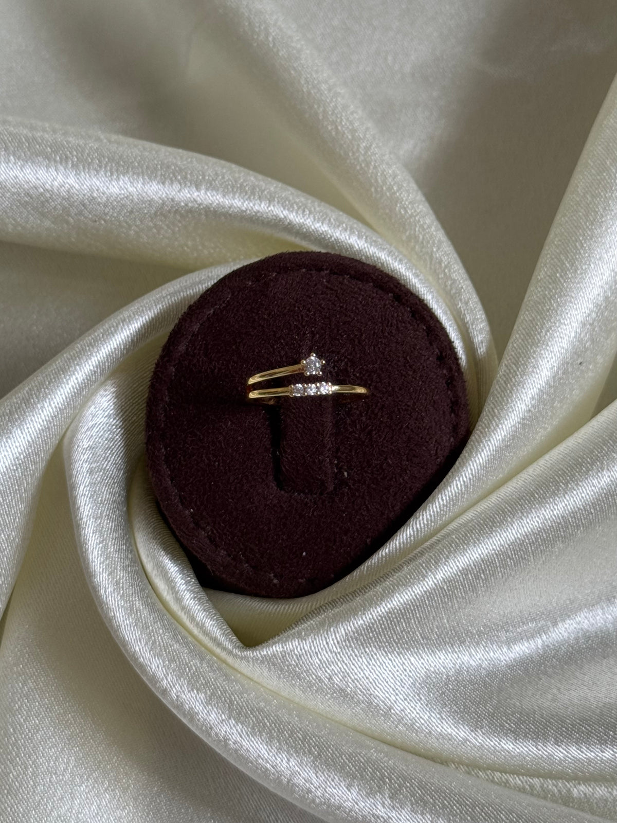 Dainty sparkle ring