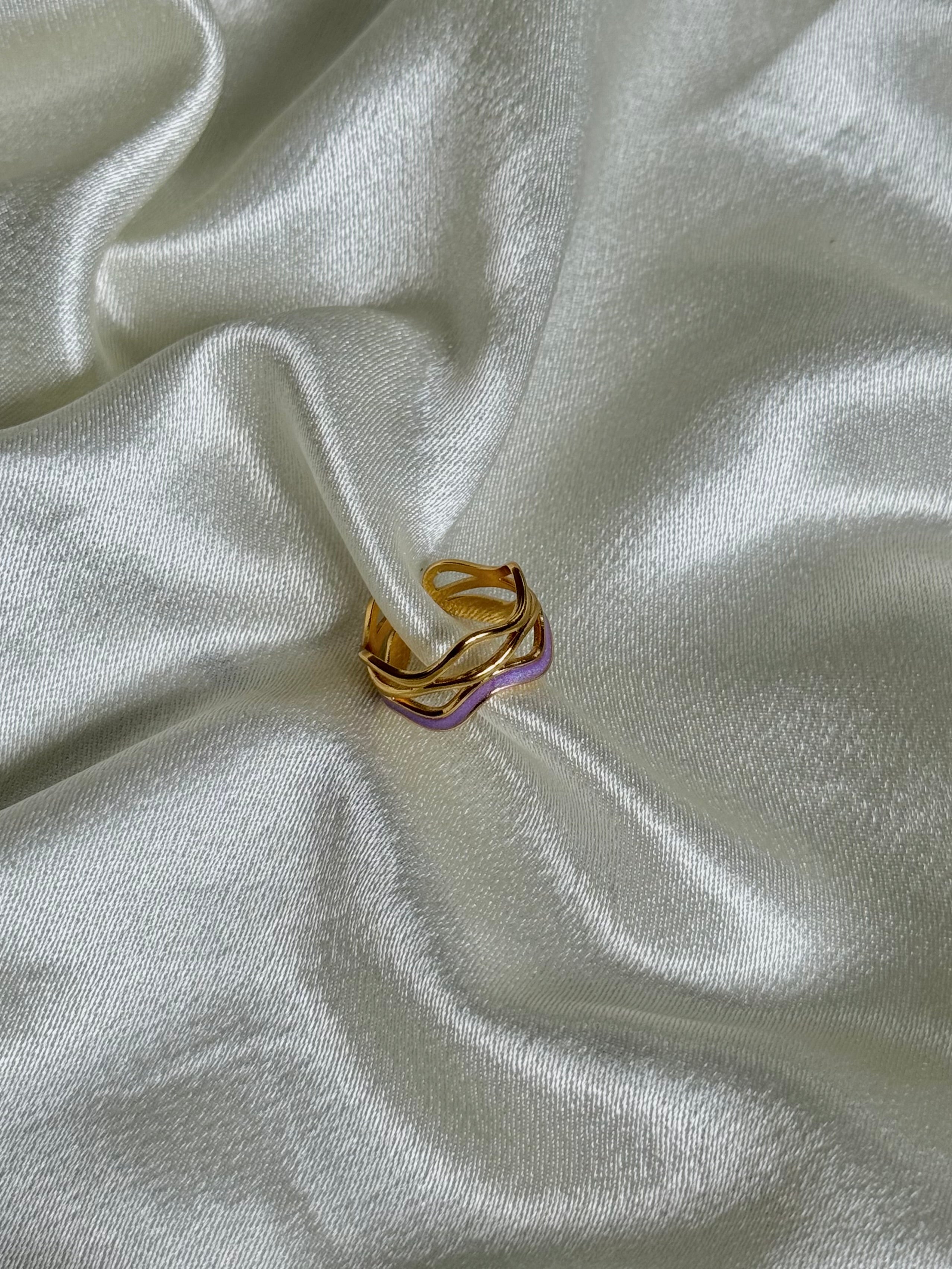 Lavender Wave Ring